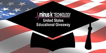 Minus K Technology Announces Fifth U.S. Educational Giveaway