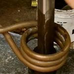 Brazing Steel Rod to Steel Base with Ambrell Induction Heating