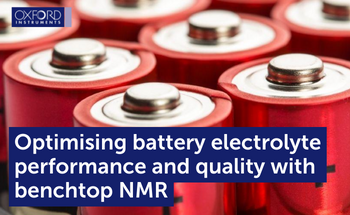 Optimising battery electrolyte performance and quality with benchtop NMR